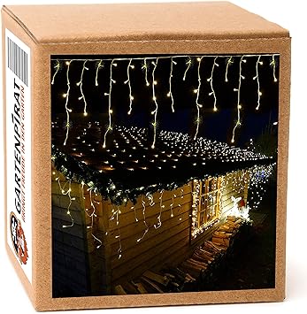 luces navidad cortina led intermitente 4 5 m exterior