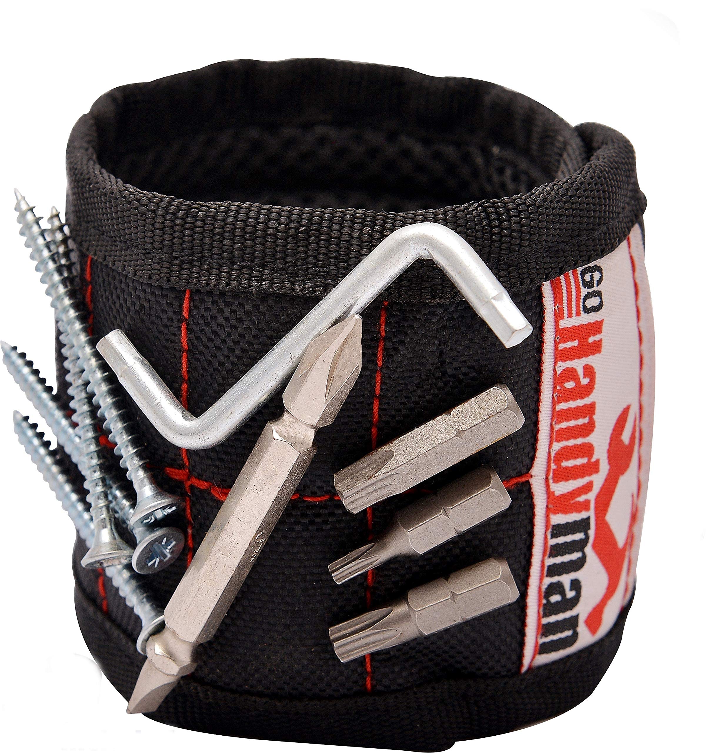 Adjustable Wristband For Holding Tools And Screws With Strong