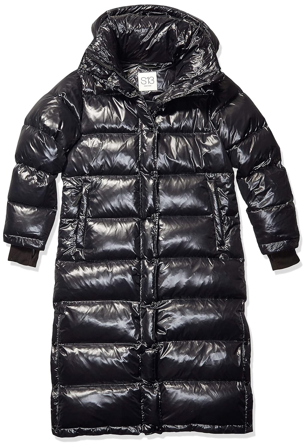 dark brown puffer