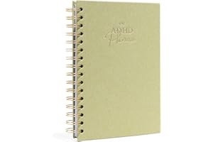 EPIC SELF The ADHD Planner - Undated Daily/Weekly Schedule Organizer Journal - Habit Tracker Record Emotions & Mood - Academic Goals - Structure & Focus for Adults (Spiral) (Green)