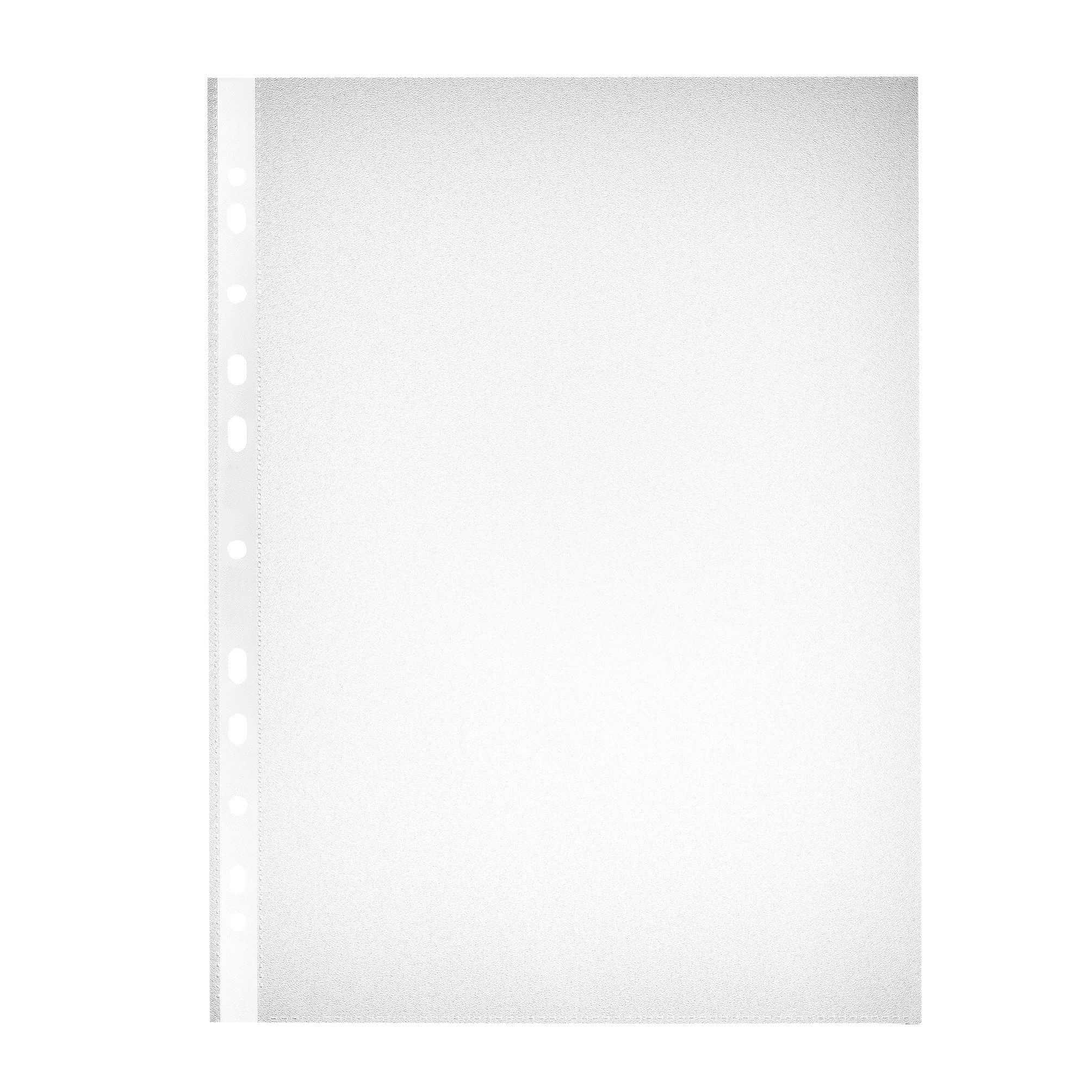 Herlitz Punched Pocket, A4, Crystal Clear, 50 Pieces, Polypropylene (PP), Shrink Wrapped, Smudge Proof, 50 Max Input Sheet Capacity