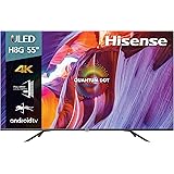 Hisense 55-Inch Class H8 Quantum Series Android 4K ULED Smart TV with Voice Remote (55H8G, 2020 Model)