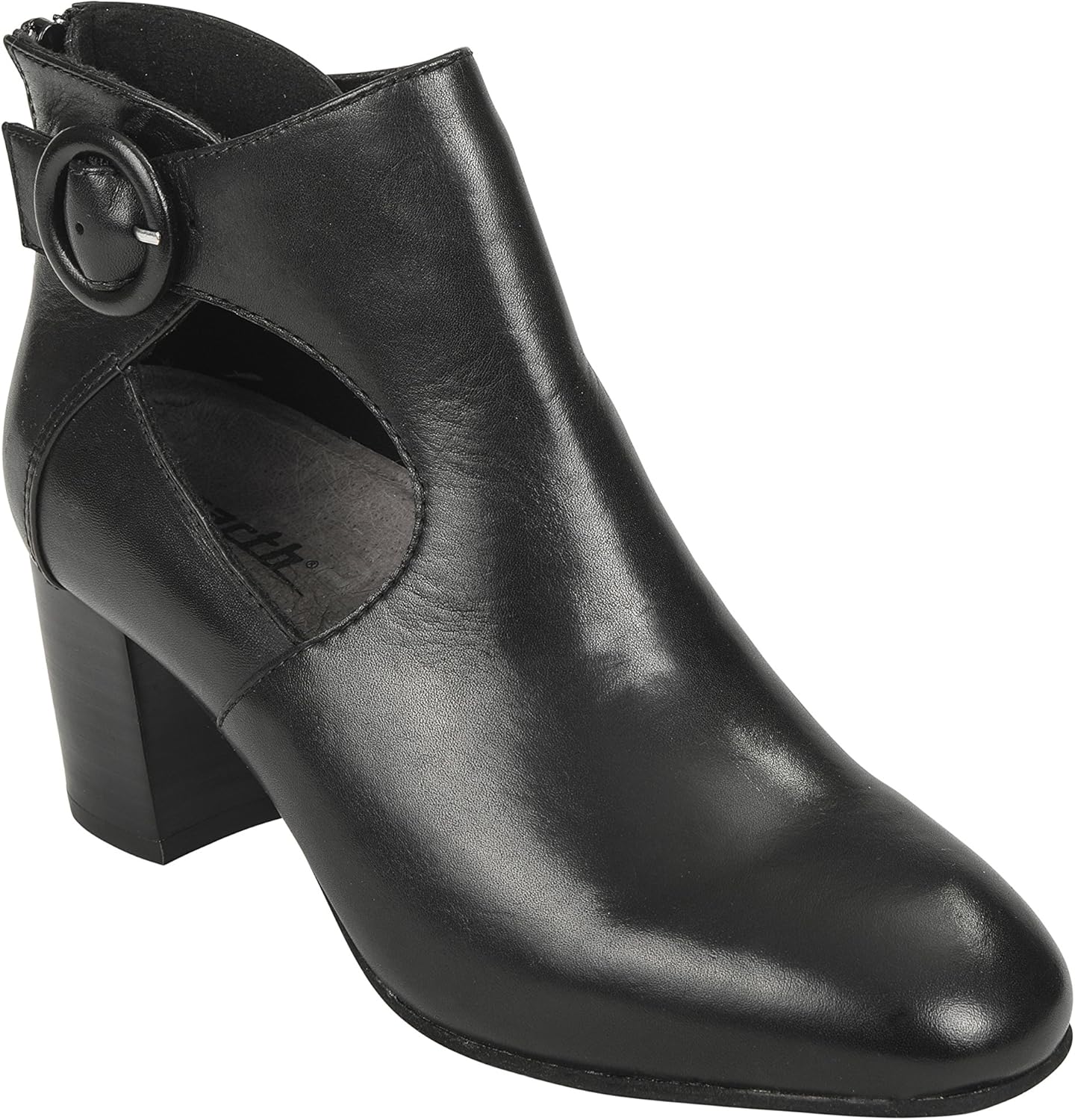 earth black booties