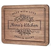 Nana Gifts for Christmas, Nana Birthday Gifts- Wood Walnut Cutting Board for Kitchen, Gift for Nanas from Grandkids Mother's Day, Nana's Kitchen Cutting Board