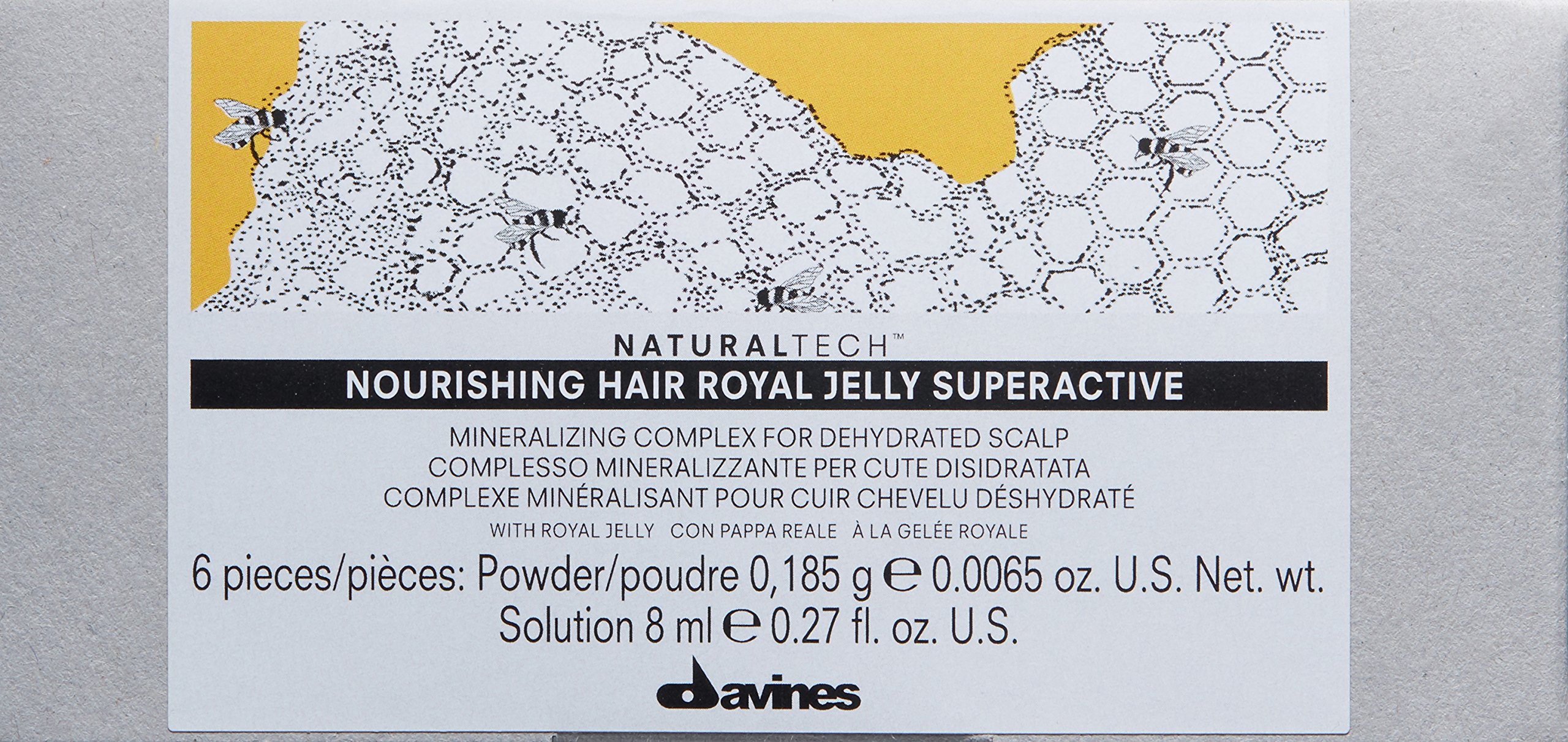 Davines Ntech Superactive Royal Jelly 8 ml - Pack of 6