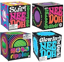 Nee Doh Teenies Ripples, Glow in The
