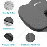 FORTEM Memory Foam Seat Cushion Non Slip Office Chair Pad view 5