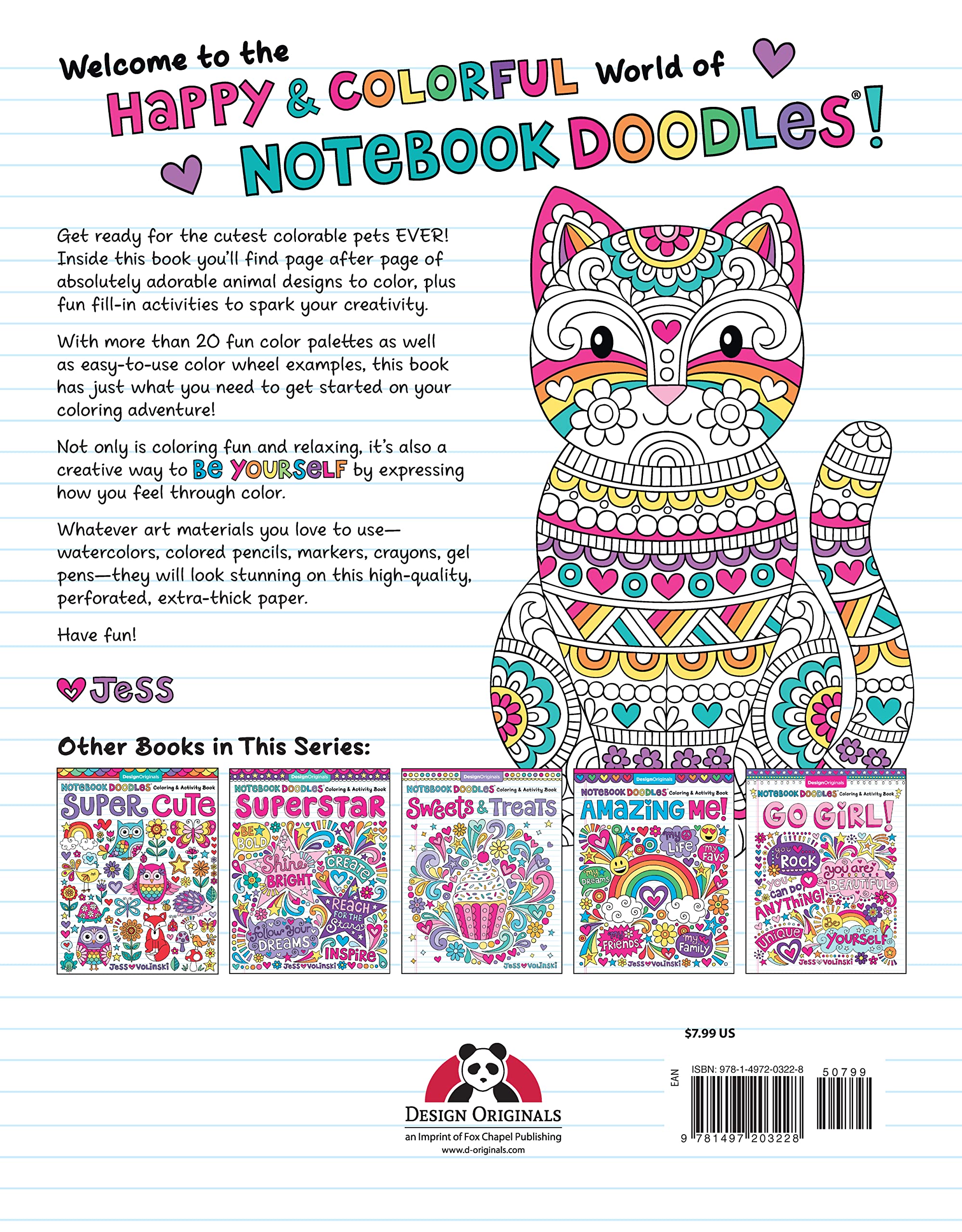 Mua Notebook Doodles Adorable Pets: Coloring & Activity Book (Design ...