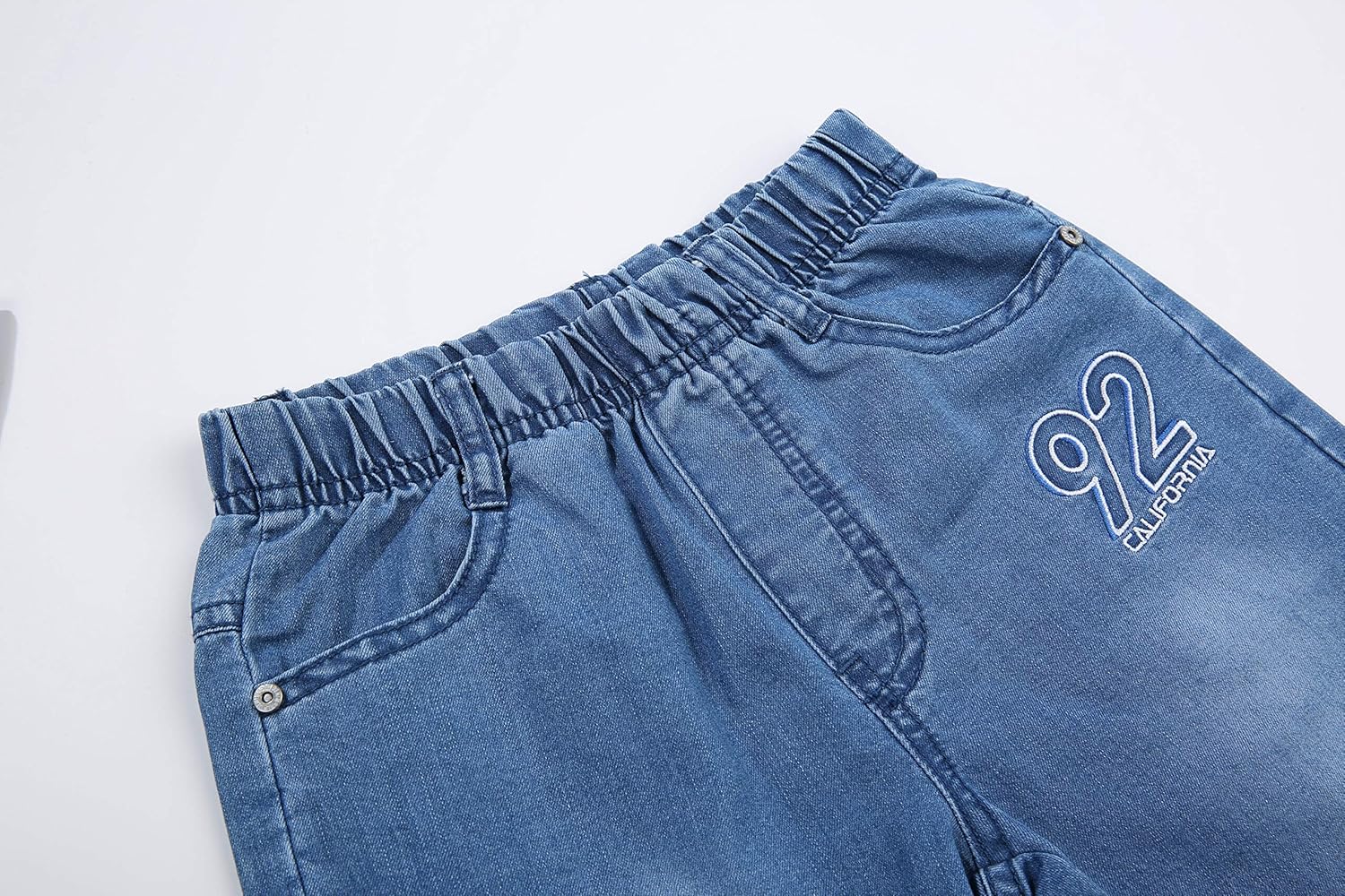 nomachalt Boy's 2 Piece Outfits, T-Shirt & Elastic Waisted Shorts Set Drawstring Casual Summer 3-12Y: Clothing