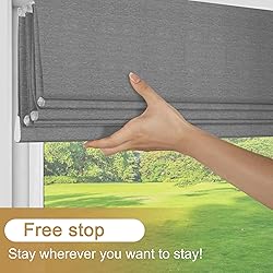 Sulugood No Tools No Drill Cordless Light Filtering