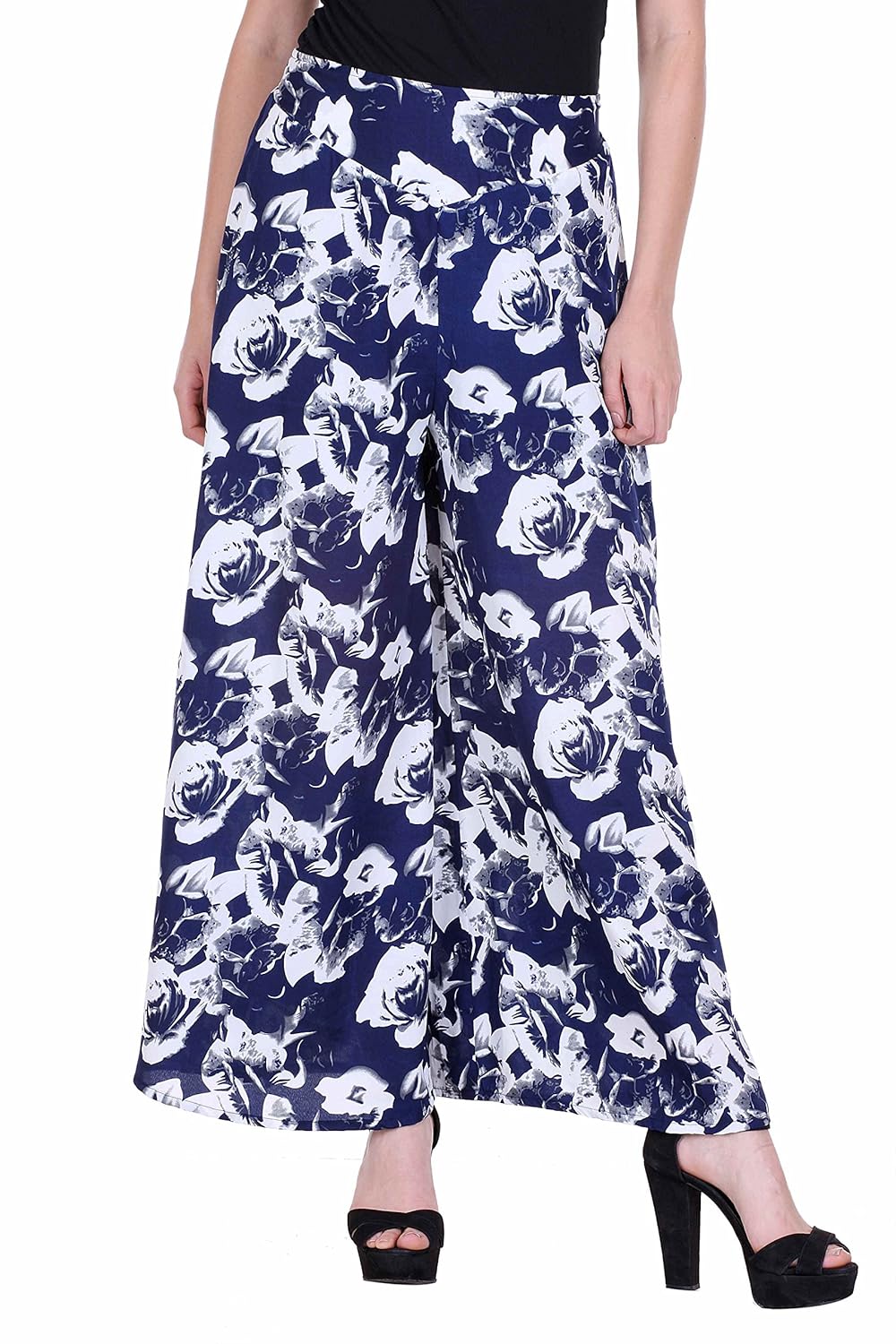 deewa white flower palazzo