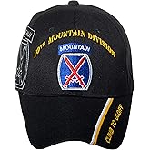 Officially Licensed US Army Infantry Division Black Embroidered Baseball Cap - Multiple Divisions Available!