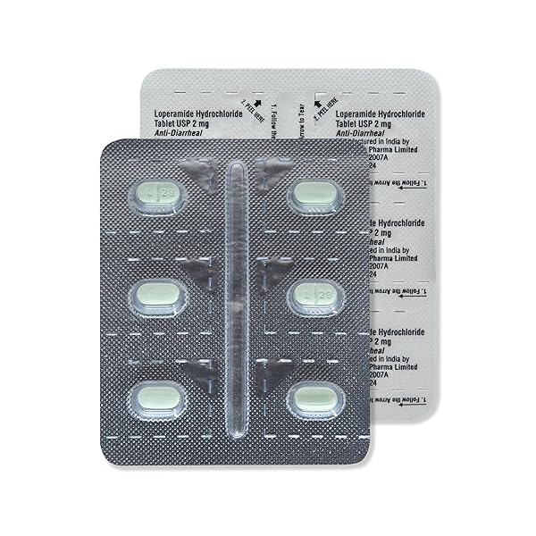 AMAZON BASIC CARE LOPERAMIDE HYDROCHLORIDE TABLETS, 2 MG, ANTI-DIARRHEAL, 24 COUNT (PACK OF 1)