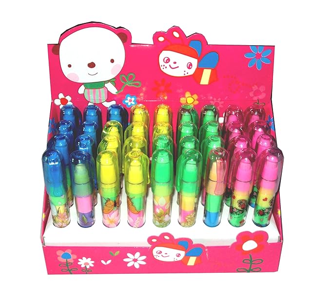 Buy Parteet Stacking Pen Type Erasers For Kids Pack Of 36 Online at