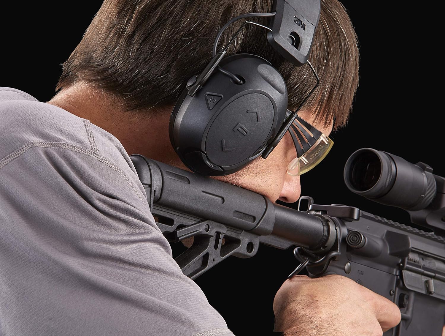 Peltor Sport Tactical 300 Smart Electronic Hearing Protector, Ear Protection, NRR 24 dB, Ideal for the Range, Shooting and Hunting, TAC300-OTH: Home Improvement
