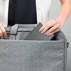 HAMOPY Foldable Keyboard, Leather Tri-Folding
