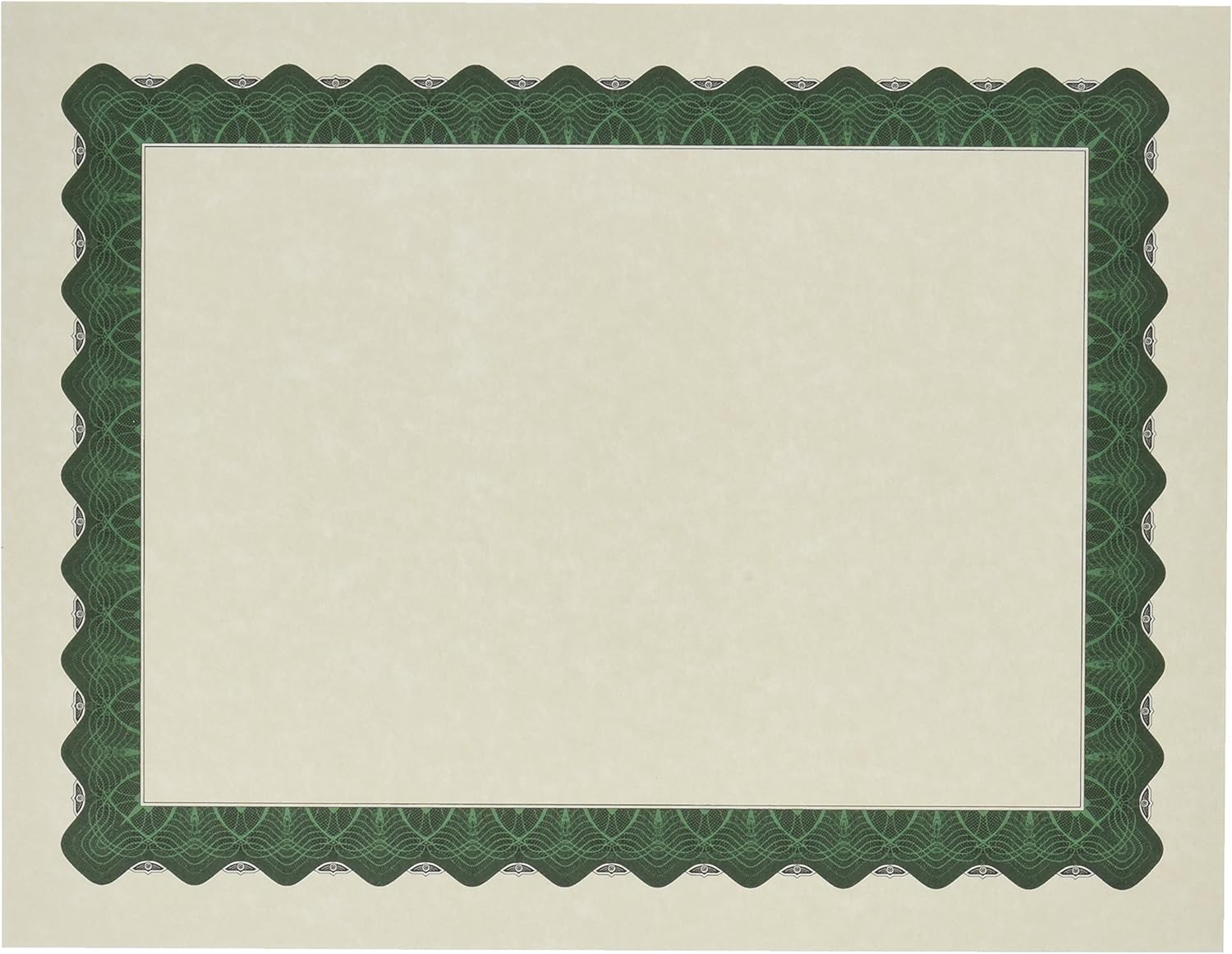 Great Papers! Metallic Green Certificate, 8.5 x 11 Inches, 25 Count (934225