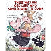 There Was an Old Lady Who Swallowed a Cow! (Board Book)