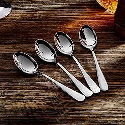 KEAWELL Premium Louise Spoons Set, Set of 4, 18/10