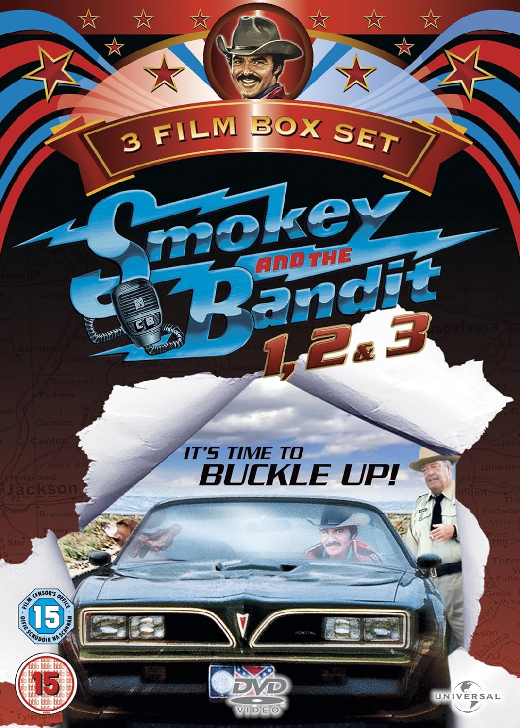 3 Film Box Set Smokey And The Bandit 1, 2 & 3 Lenticular DVD Amazon