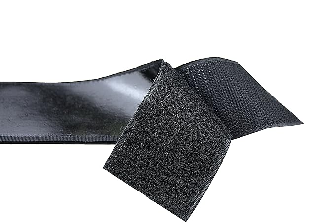 tukan-tex-de Klettband 1 Meter Lang, 10 cm Breit Selbstklebend, Extra Stark Haftkraft Selbstklebend Klebepad Flauschband Hake