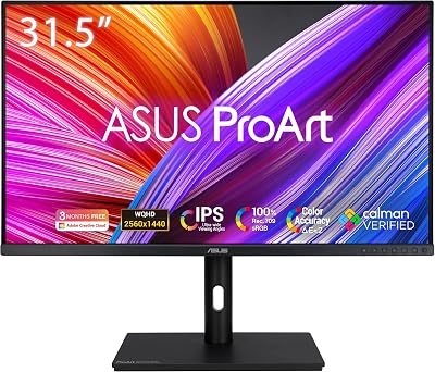 ASUS ProArt PA328QV 31.5 inch IPS WQHD Calibration Calman Verified