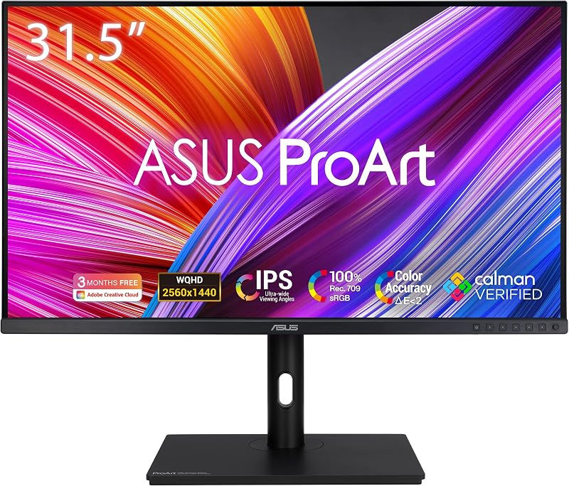 ASUS ProArt PA328QV 31.5 inch IPS WQHD Calibration Calman Verified