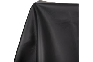 Marine Vinyl Upholstery Faux Leather: Meneng Black Grain Faux Leather 54"x36" Marine Vinyl Fabric Waterproof Durable for DIY Upholstery Boat Car Sofa