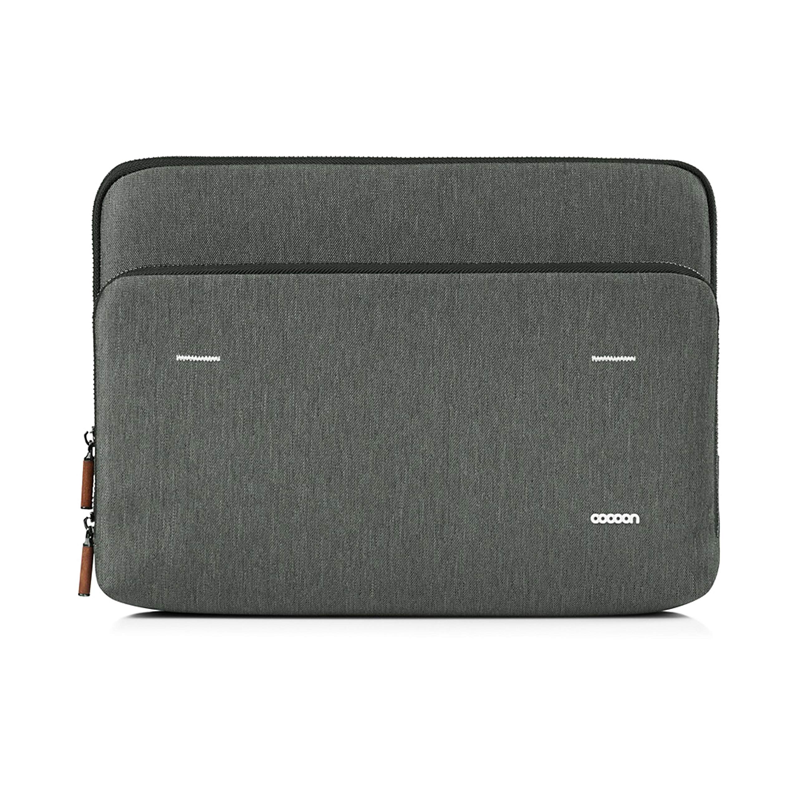 COCOON - Case | Lined Laptop Pocket 13' | Frontal Pocket GRID-IT | Anti-scratch | Water and Dust Resistant | Nylon - Grey