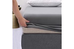 AYASW Fitted Sheet Only 1 Full Size Deep Pocket Bed Fitted Sheet 1 Piece Premium Soft and Cozy 1800 Brushed Microfiber Wrinkle, Fade Resistant Breathable Easy Care Stable Grey