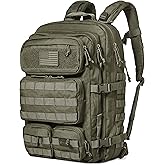 Falko Tactical Backpack for Men and Women 50L Backpack 2.4x Stronger Large Military Molle Rucksack, Bugout Backpack Outdoors