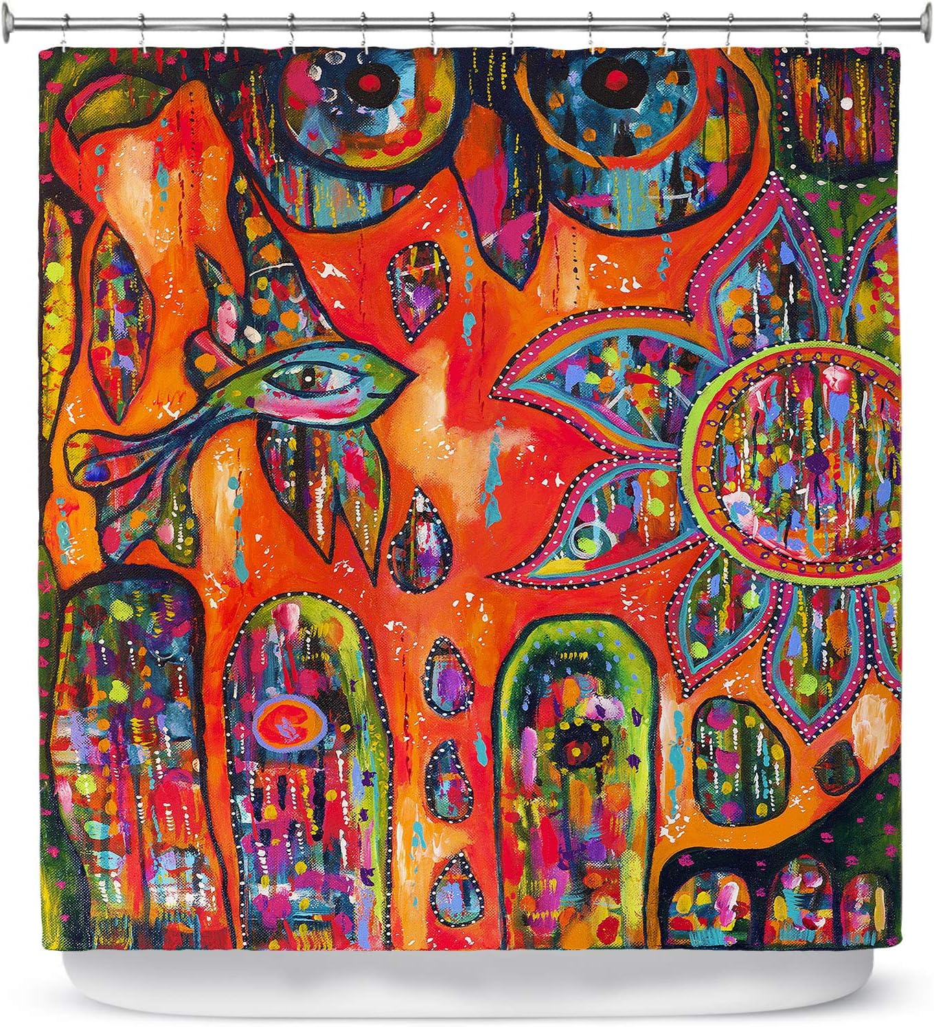 Dia Noche showermichelleflyingfish Shower Curtains, 69 x 72 Standard