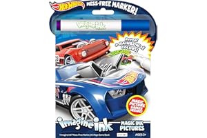 Bendon Race Car Imagine Ink Magic Ink Pictures (Hot Wheels)