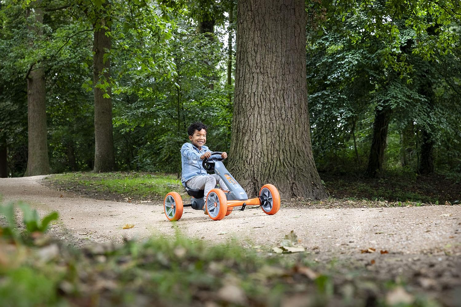 BERG Gokart Reppy Racer Children's Vehicle, Pedal Car with Optimal Safety, Sound Box in the Steering Wheel - Image 3