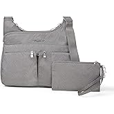 Baggallini Crossbody Travel Bag 11x8.5 Lightweight Water-resistant Nylon Handbag