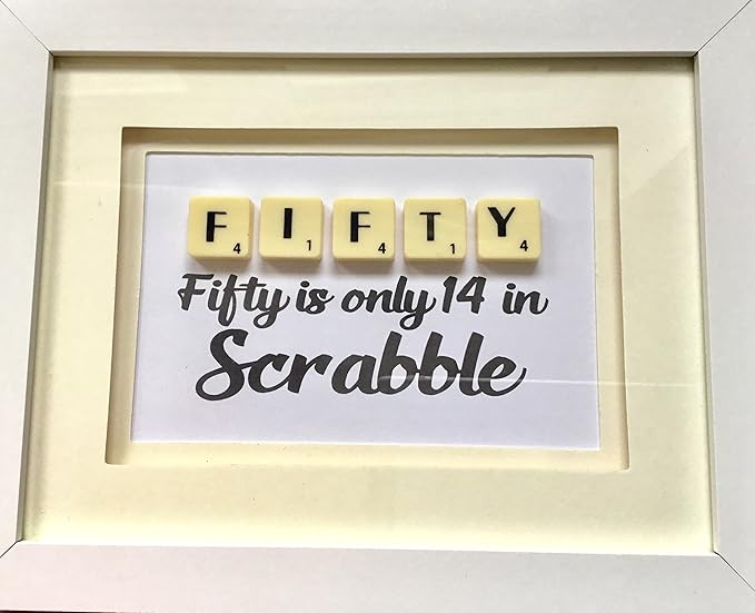 Featured image of post 50Th Birthday Scrabble Frames