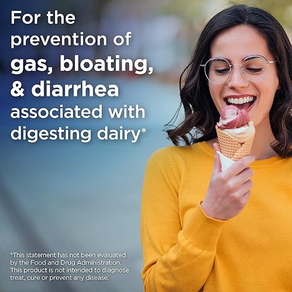 LACTAID FAST ACT LACTOSE INTOLERANCE CAPLETS WITH LACTASE ENZYME, DAIRY RELIEF FROM GAS, BLOATING & DIARRHEA, 9000 FCC LACTOSE INTOLERANCE PILLS, 96 INDIVIDUAL TRAVEL ON-THE-GO PACKS (96 X 1 CT)