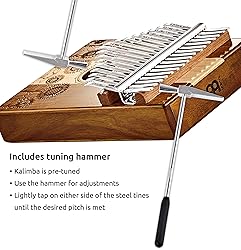 Kalimba Thumb Piano, 17 Keys — Includes Tuning