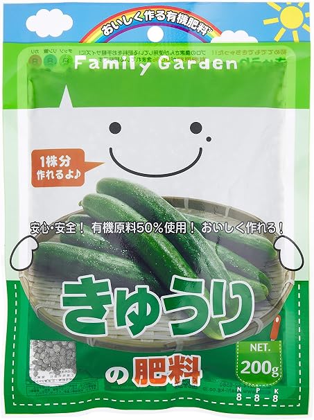 Amazon 朝日工業 Family Garden きゅうりの肥料 0g 肥料 土壌改良剤