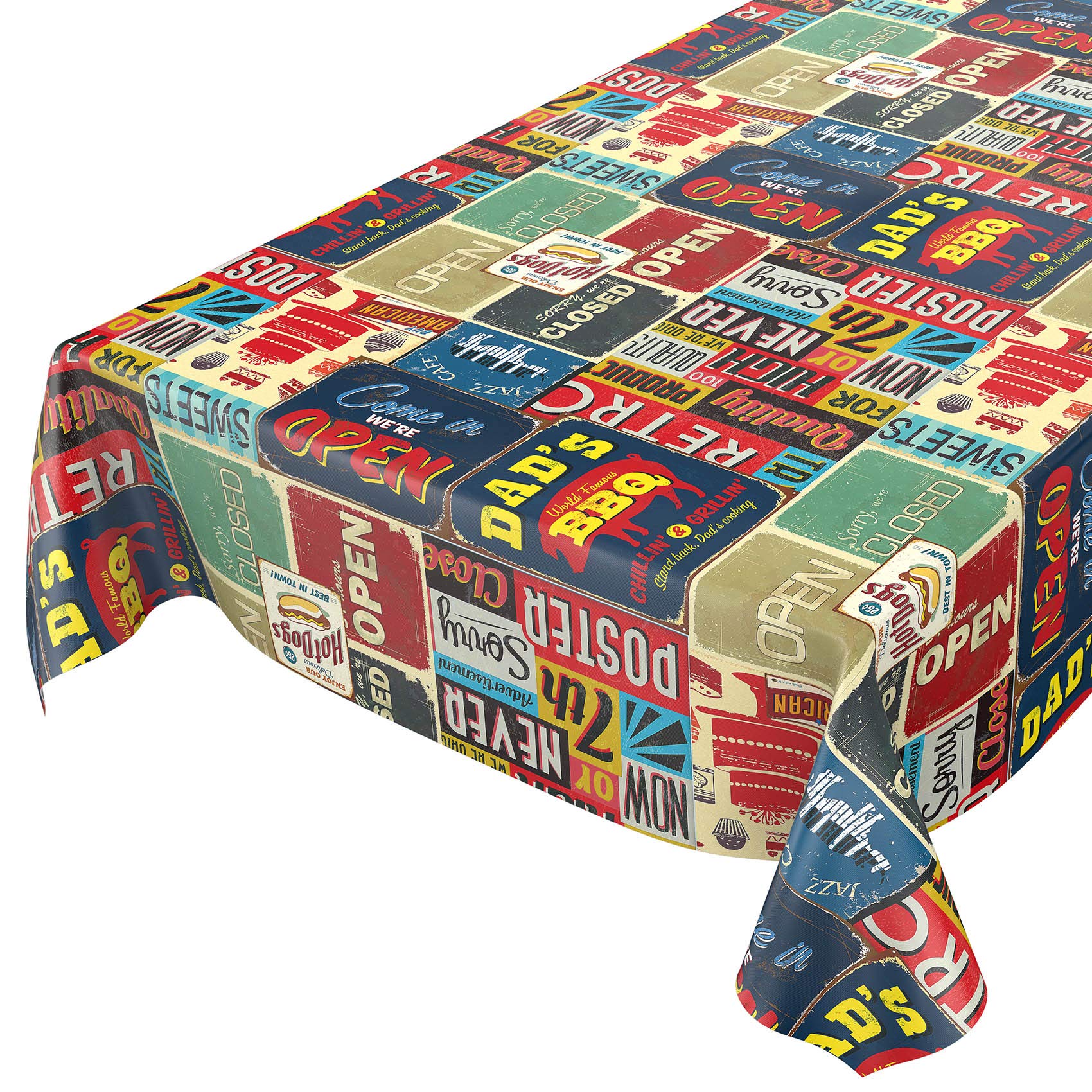 ANRO Washable oilcloth tablecloth