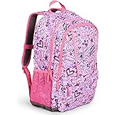 Lands' End Unisex Kids Large ClassMate Lightweight Durable Elementary School Backpack, Fuchsia Pink