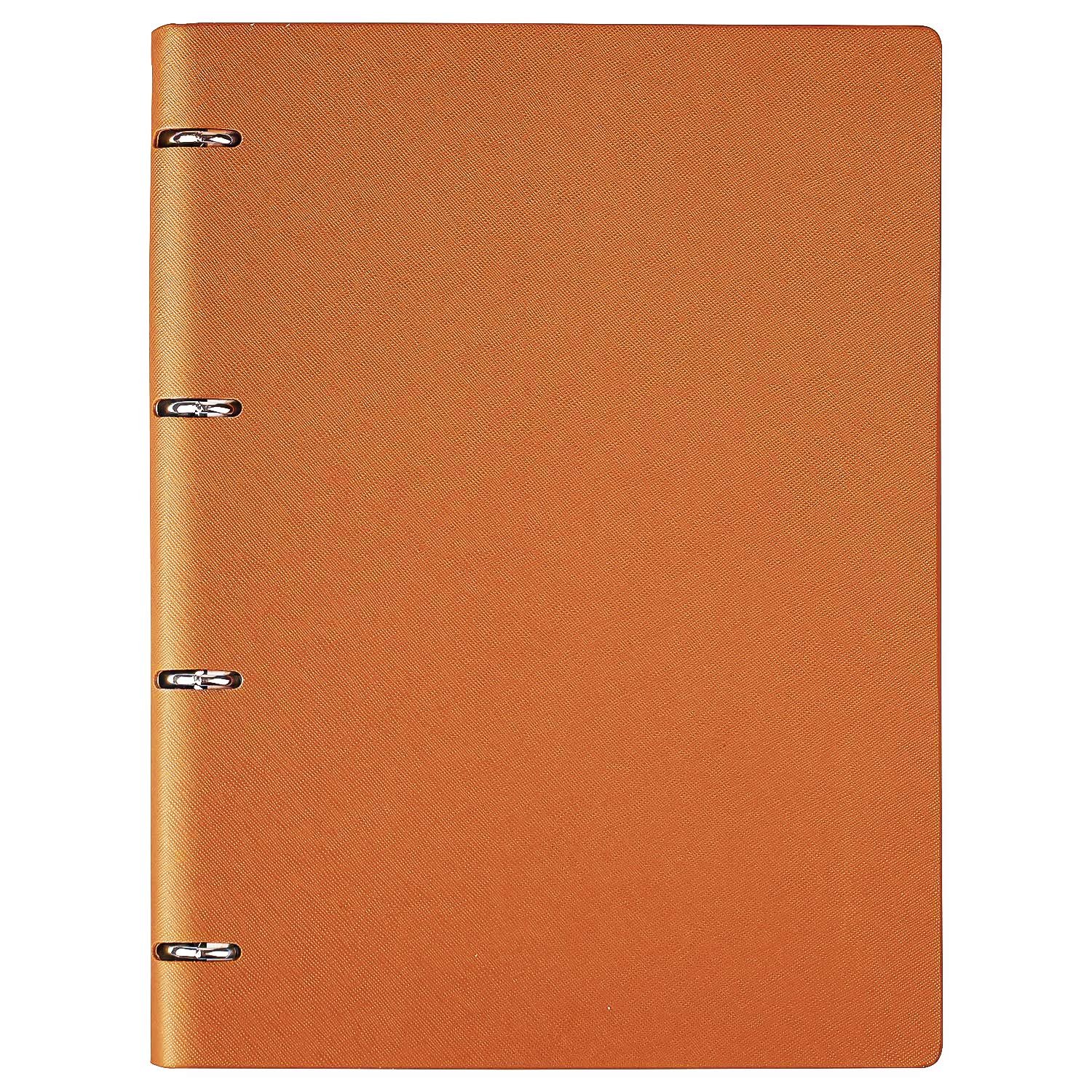 Binder Ruled Notebook A4 Executive Origaniser Refillable Planner Round Ring Binder Leather Cover Notepad