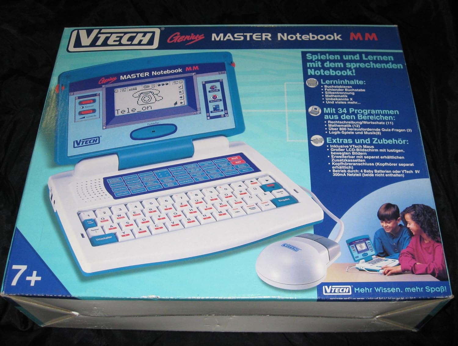 Vtech Genius Master Notebook MM Kinder lern Laptop 7+ Amazon.de Games