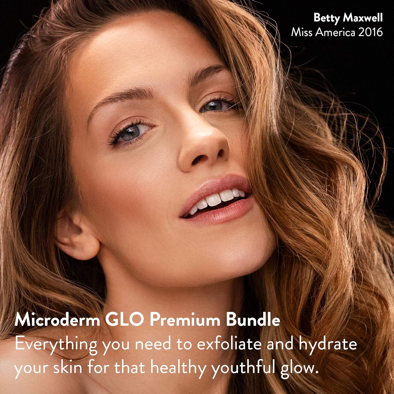 Microderm GLO Premium Skincare Bundle Includes Diamond Microdermabrasion System, 10mm Filters 100 pack, Peptide Complex Serum. Best Anti Aging Treatment Blackhead Remover and Pore Vacuum Kit (White): Beauty