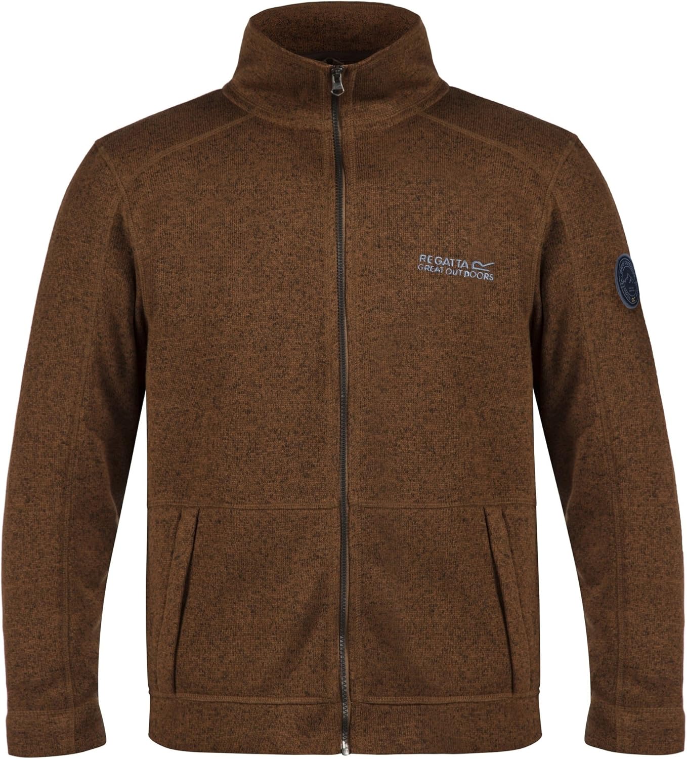 Regatta Mens Brown Baize Full Zip Fleece Xxxl Amazon.co.uk Clothing