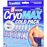 CryoMAX Cold Pack, Reusable, Latex Free, 8 Hour Cold Therapy, Large, 12" x 12" (1 Count)