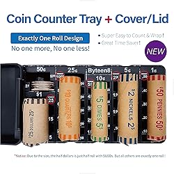 Byteen8 Coin Counter Coin Sorter｜2Packs Mini Coin