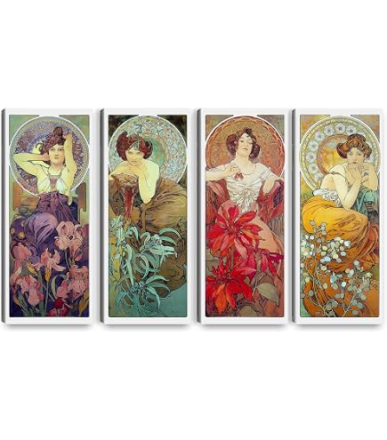 thumbnail image 2 of 1898 Alphonse Mucha Job Rolling Papers Classic Art Poster Print - 24x36 2 of 2