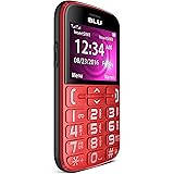 BLU JOY - 2.4", Factory Unlocked Phone - Red