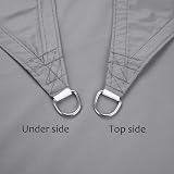 swift Sun Shade Sail 3m x 3m x 4.25m Triangular Canopy PES Polyester UV Block view 4